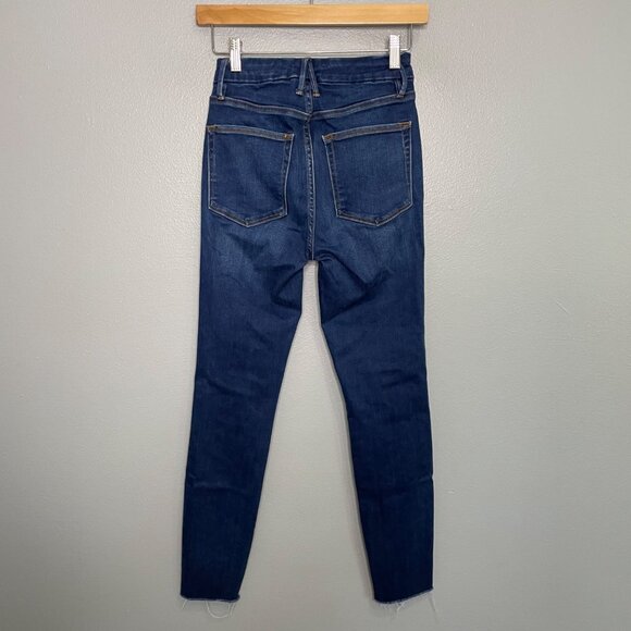 GOOD AMERICAN good waist high rise skinny jeans in blue 777 size 26 - Picture 6 of 6